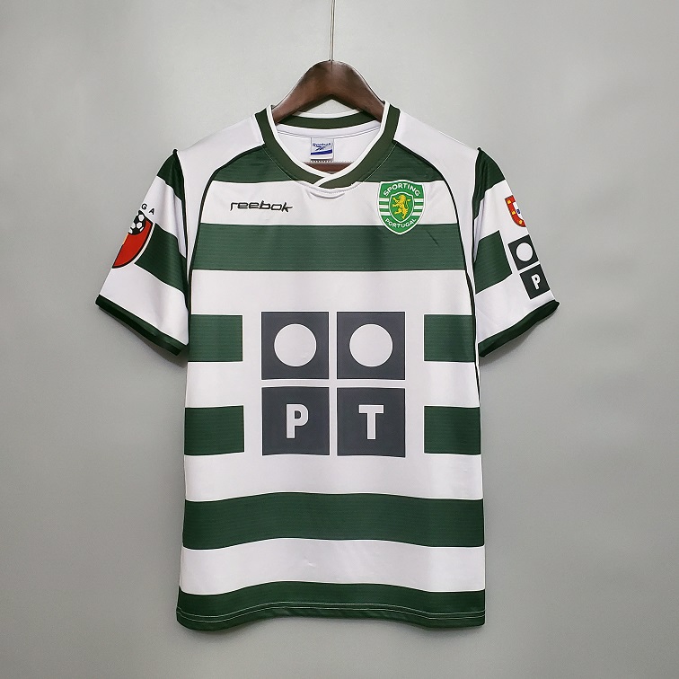 AAA Quality Sporting Lisbon 02/03 Home Soccer Jersey